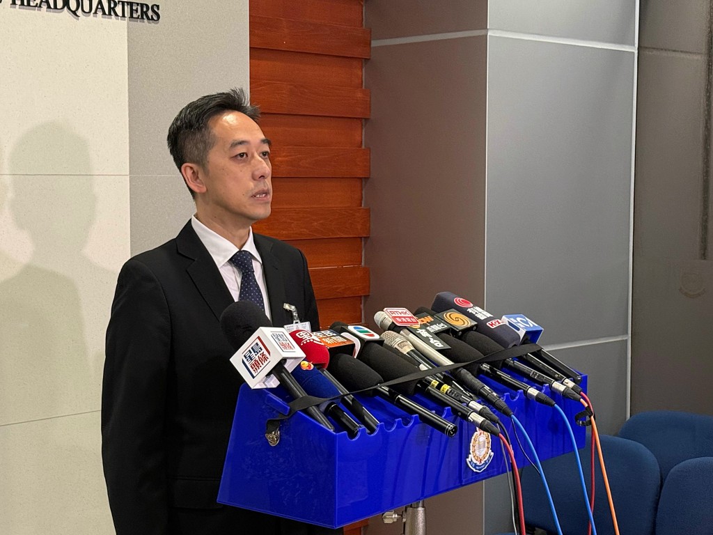 西九龍總區刑事總部警司程知仁。 西九龍總區刑事總部警司程知仁。