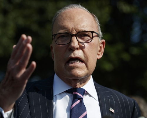 白宫经济顾问柯德洛（Larry Kudlow）。AP资料图片