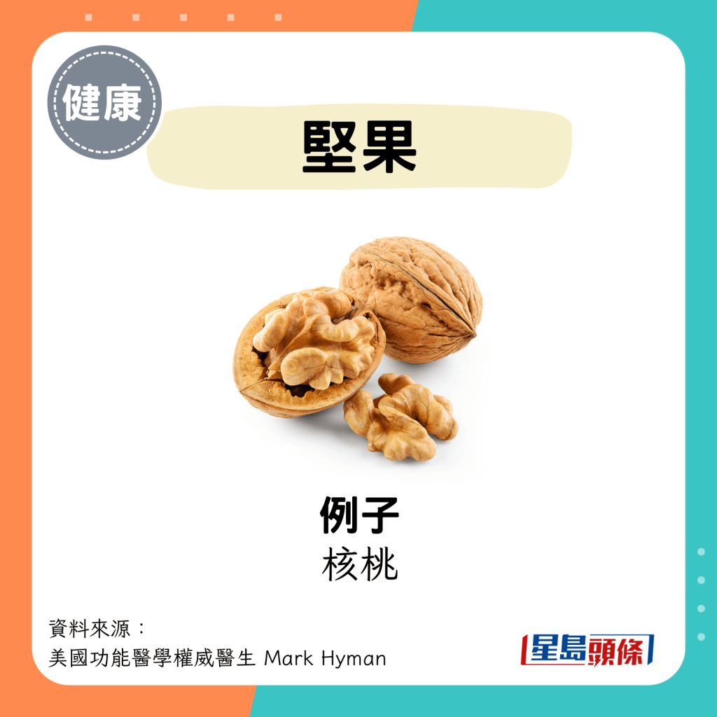 堅果 例子：核桃