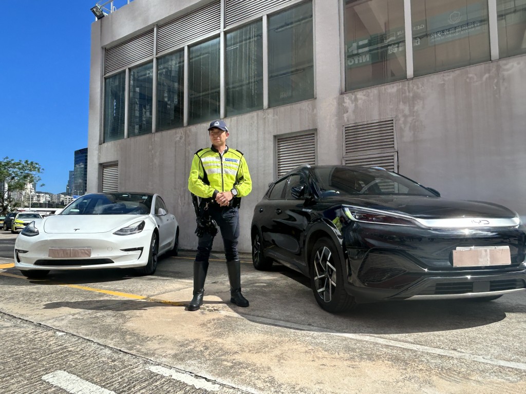 東九龍總區交通部執行及管制組特遣隊督察潘俊豪。
