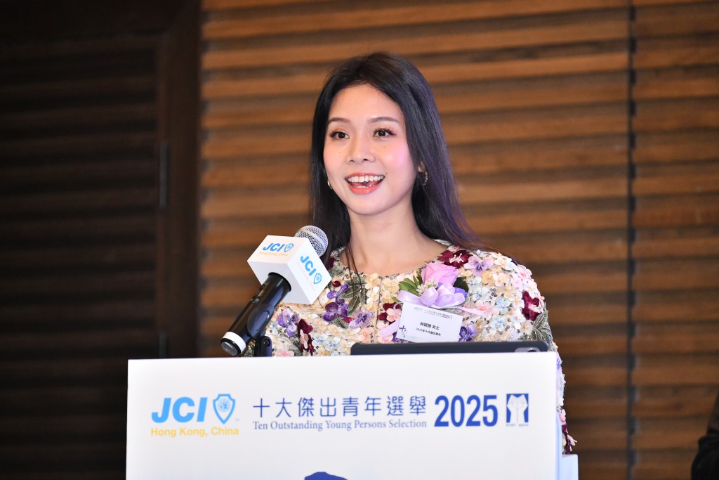 得獎者之一粵劇花旦林穎施。盧江球攝