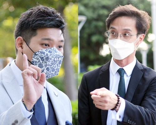 李志宏(左)及柯耀林(右)等16人的宣誓無效。資料圖片