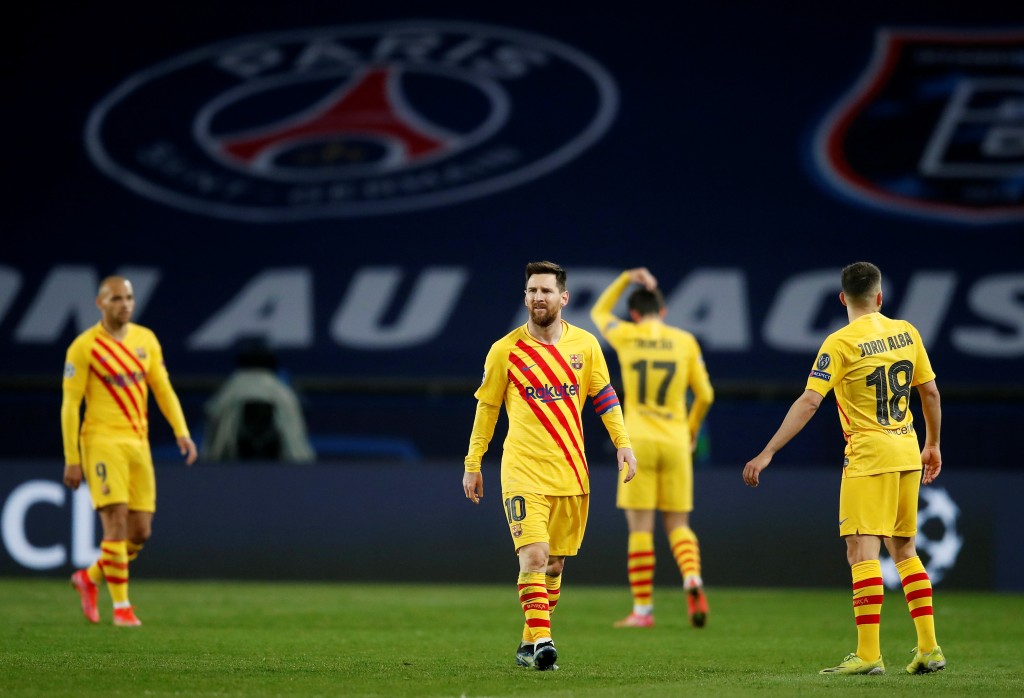 2020至21球季，巴黎聖日耳門成功復仇，淘汰巴塞隆拿晉級。Reuters