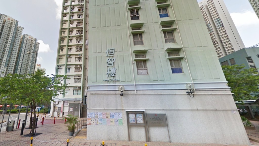 元朗天恒邨恒智樓。網圖