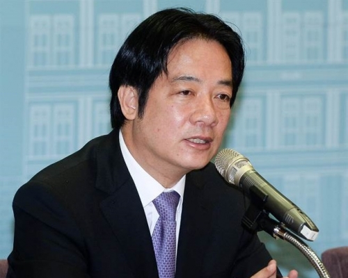 賴清德宣布明日請辭。網上圖片
