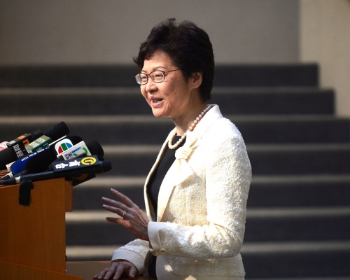消息指林鄭月娥擬先申請30多億元撥款,落實多項教育政策。蘇正謙攝