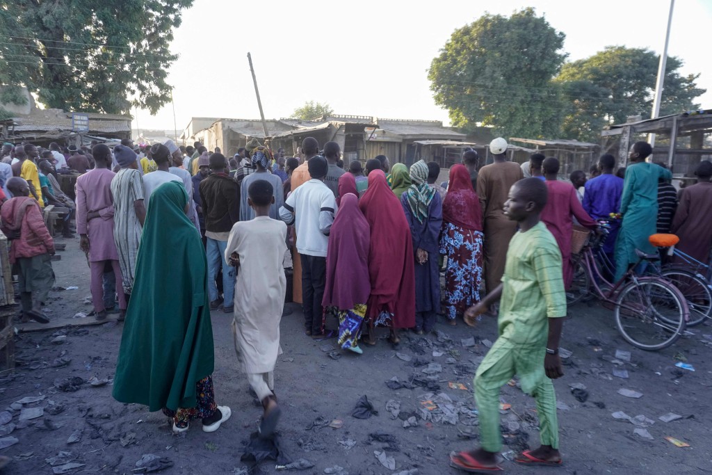 尼日利亚一间清真寺平安夜遭IS袭击,造成至少7人丧生。法新社 尼日利亚一间清真寺平安夜遭IS袭击,造成至少7人丧生。法新社