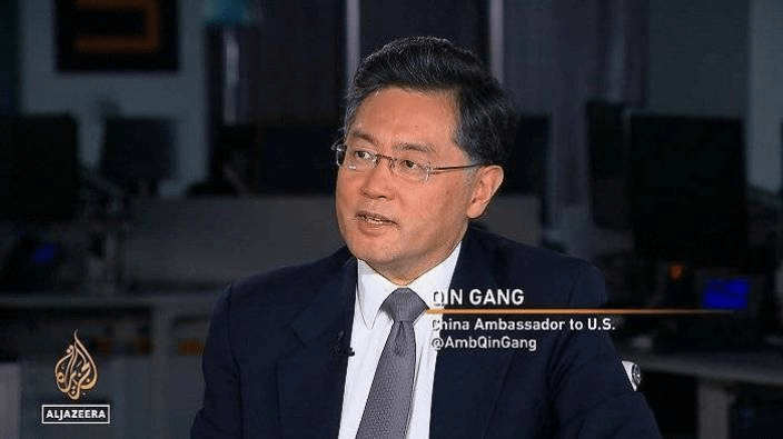 中國駐美大使秦剛近日接受《半島電視台》專訪。