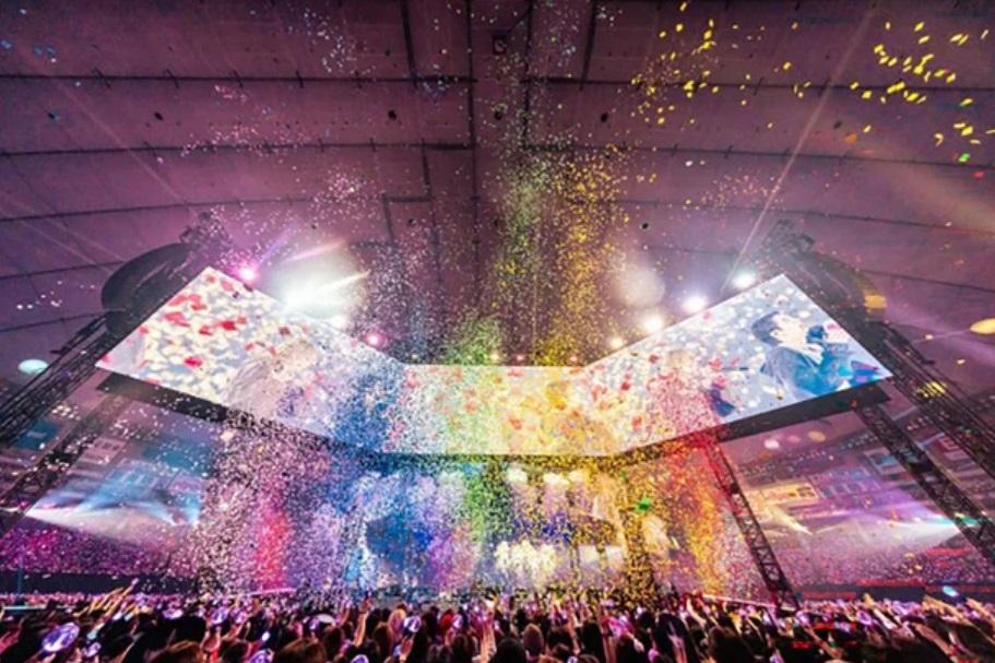 BTS上周五、周六在東京巨蛋演出，吸引共11萬觀眾撐場。