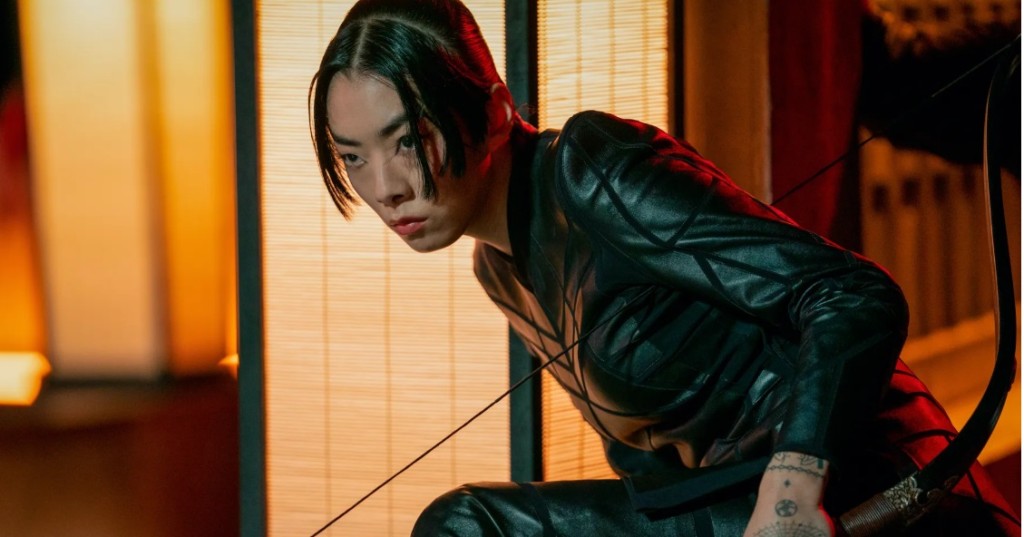 在《殺神John Wick 4》中扮演「島津明」的澤山璃奈，落實參演這部外傳，追殺殺父仇人甄子丹。