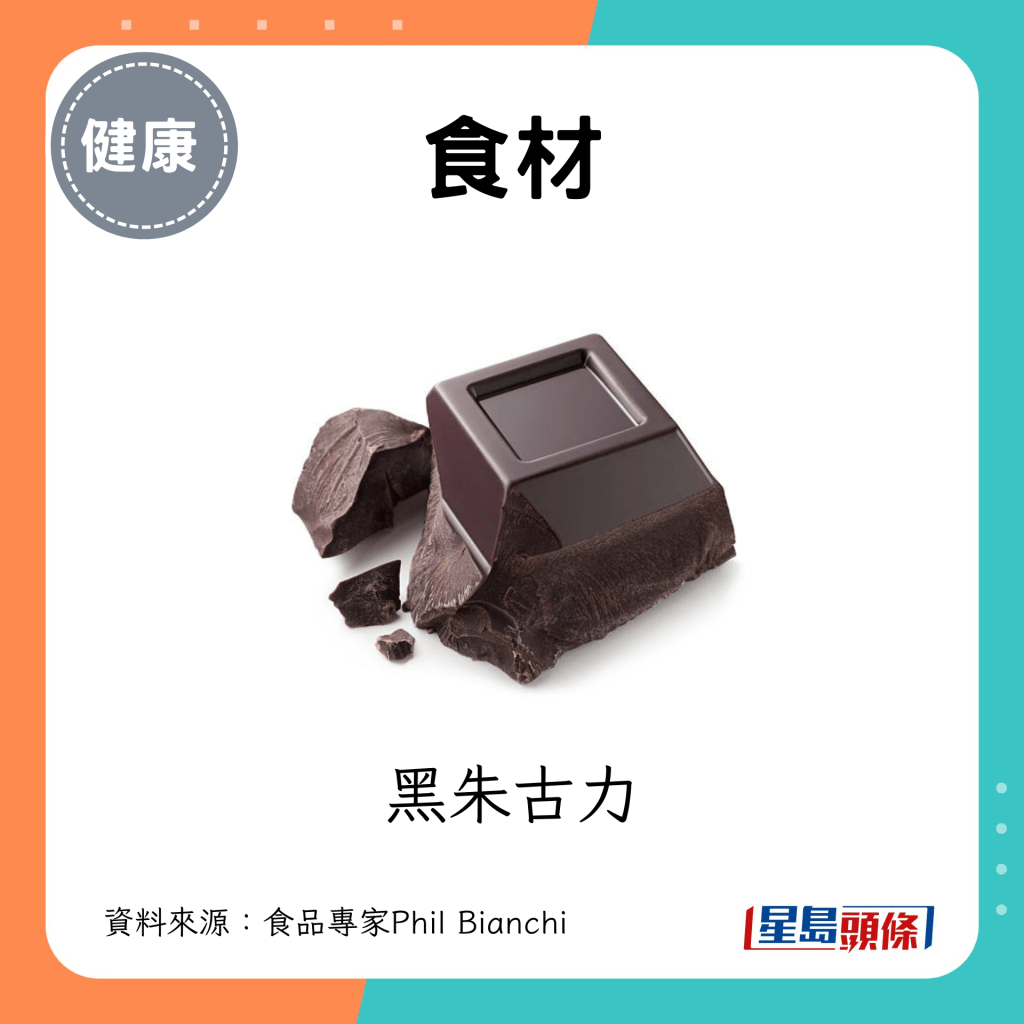 食材：黑朱古力