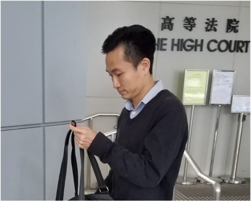 陳家廉下午繼續作供。蕭文軒攝