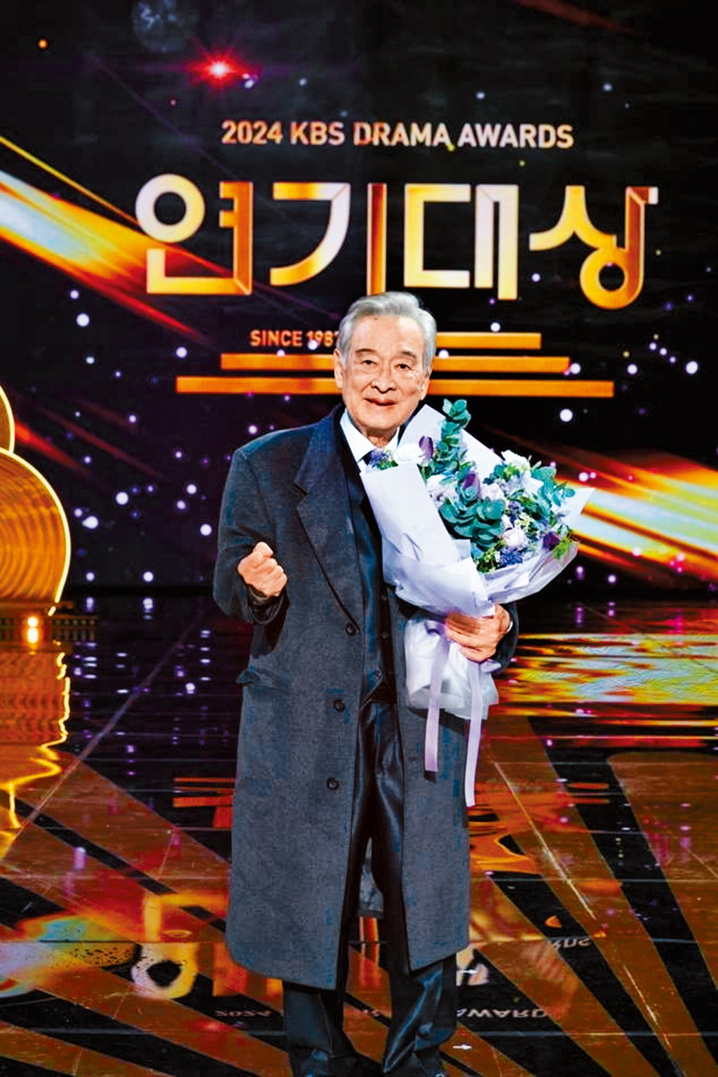 「國民爺爺」李順載去年在KBS演技大獎獲得「大賞」殊榮，成年紀最大得獎者，亦是他最後一次公開露面。