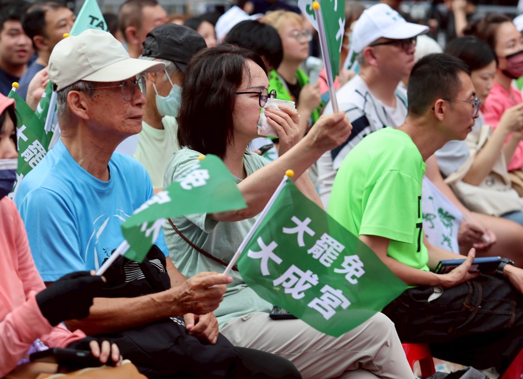 台灣綠營推動的最大規模罷免案以全敗告終。中時 台灣綠營推動的最大規模罷免案以全敗告終。中時