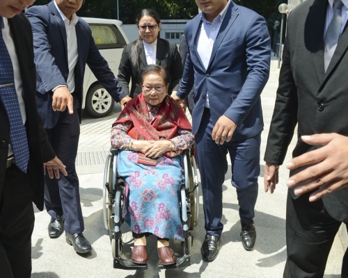 鷹君集團創辦人羅鷹石遺孀羅杜莉君（羅老太）。資料圖片