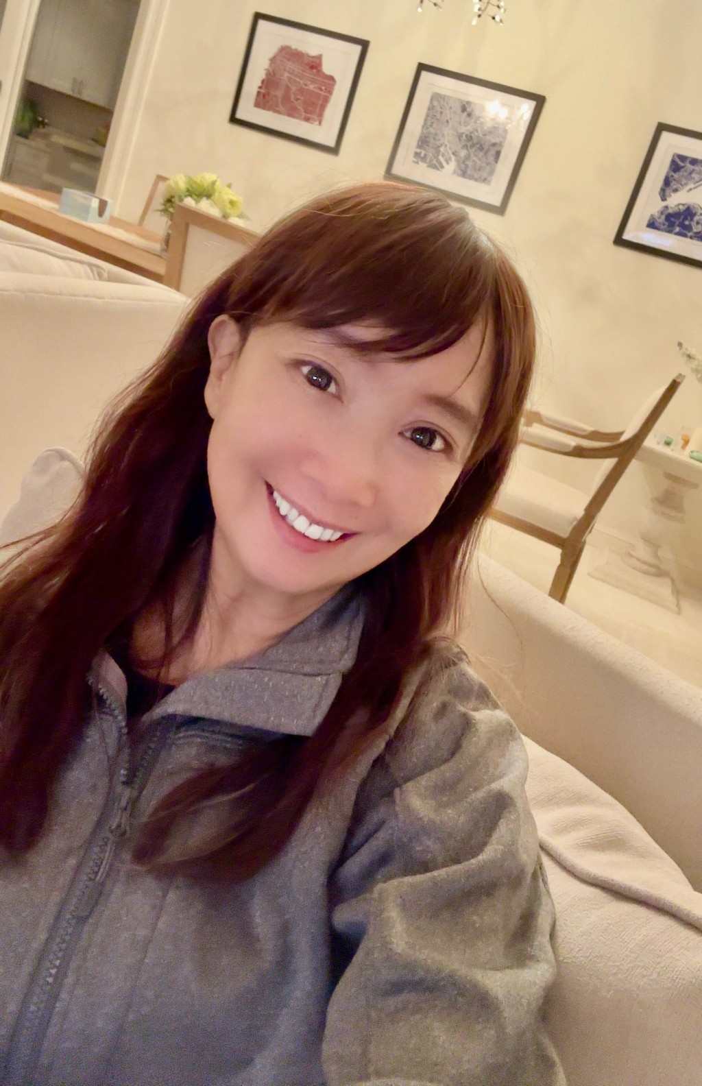陳美齡早前飛到美國探望大仔一家。 陳美齡早前飛到美國探望大仔一家。
