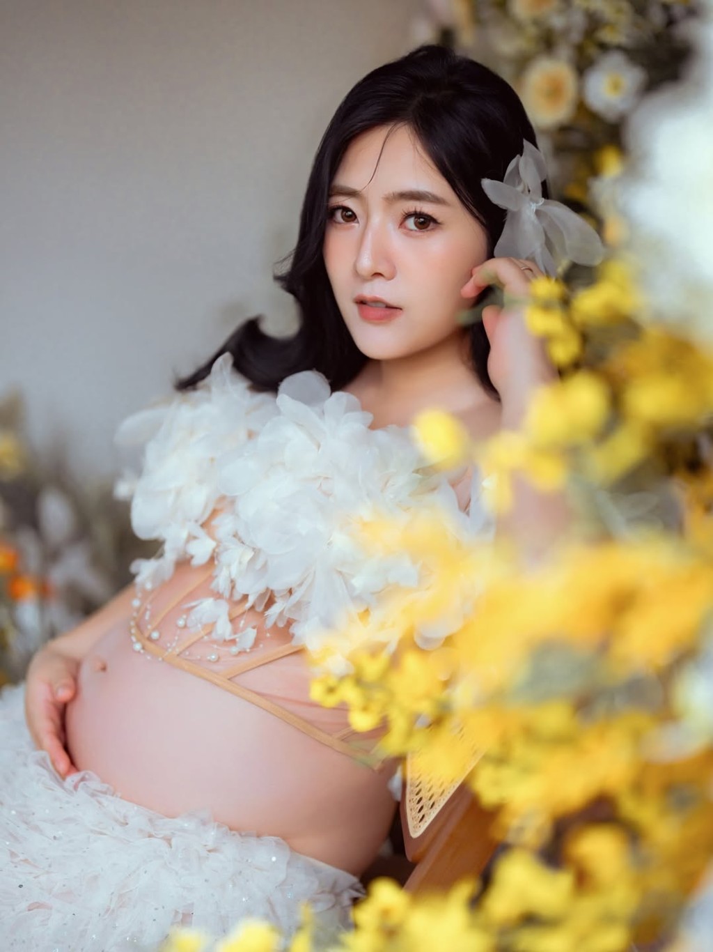 李亦喬有數輯孕照。 李亦喬有數輯孕照。