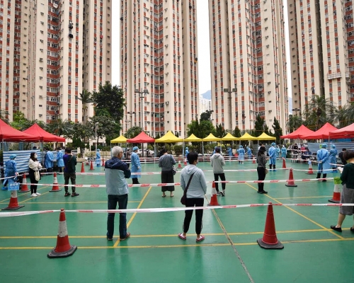 麗晶花園再多兩座居民需強制檢測。