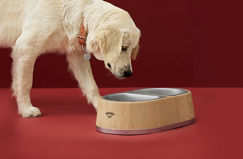 愛馬仕天價狗碗。