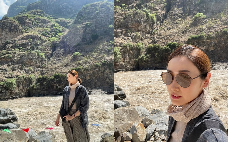 「怒江」名副其實，江水萬馬奔騰。