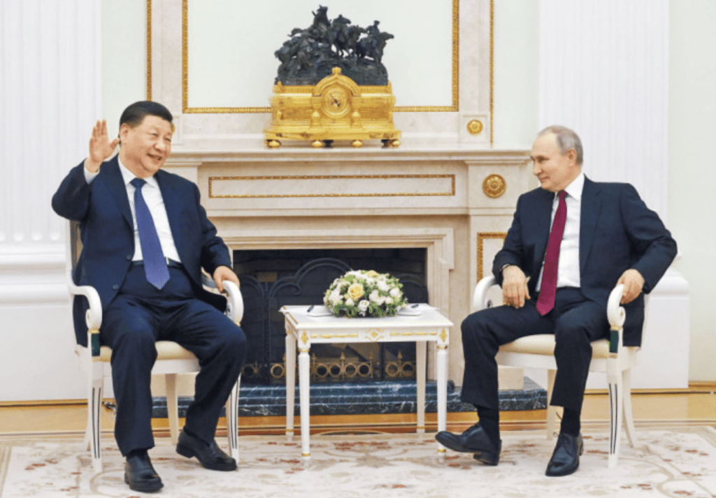 今年三月，中國國家主席習近平往俄羅斯展開3天國事訪問，期間與總統普京舉行會談。