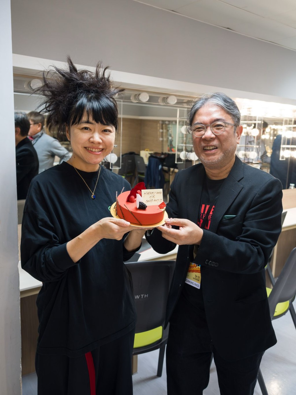 張景謙與上原廣美Hiromi