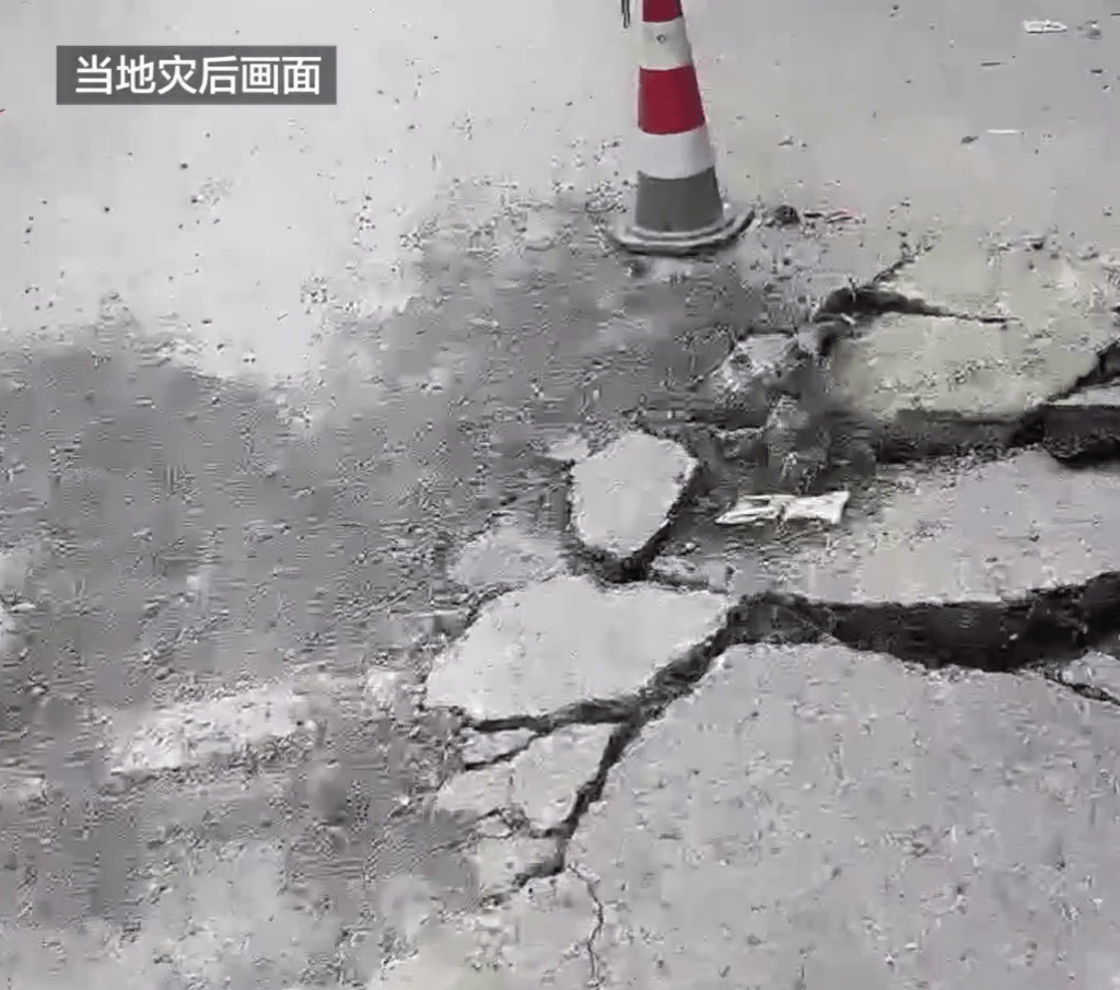 广西柳州5.2级地震现场。 新京报