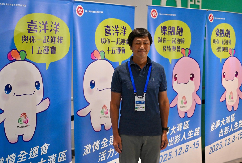 楊德強透露將有大型全運宣傳活動陸續出台。蘇正謙攝 楊德強透露將有大型全運宣傳活動陸續出台。蘇正謙攝