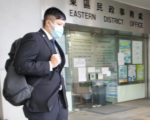 被告李卓轩。刘安琪摄
