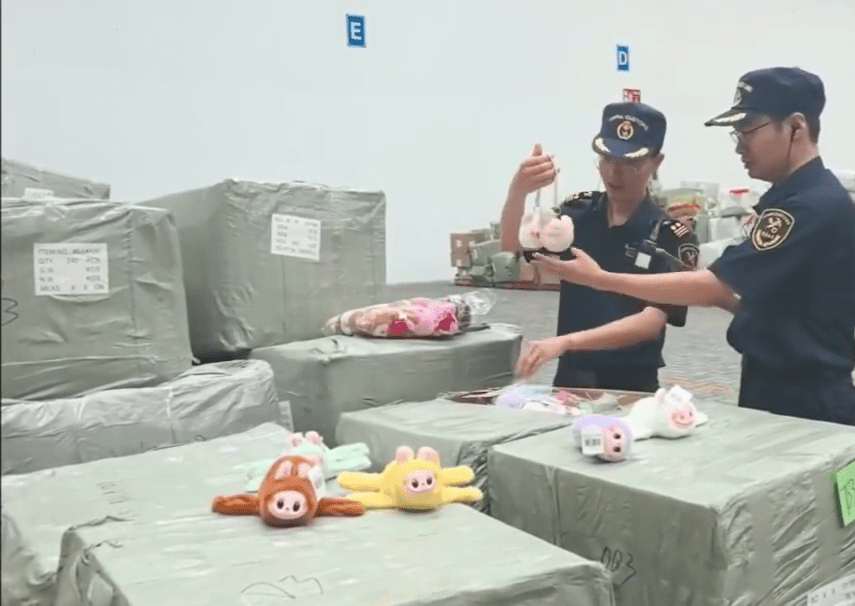 寧波海關正在取證。 寧波海關正在取證。