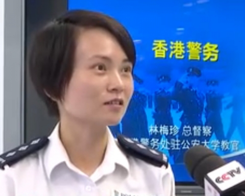 林梅珍表示香港在國家支持下，未來只會愈來愈好。央視網影片截圖