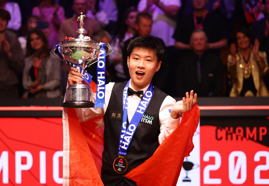 趙心童是首位贏得世錦賽的亞洲和中國選手。路透社