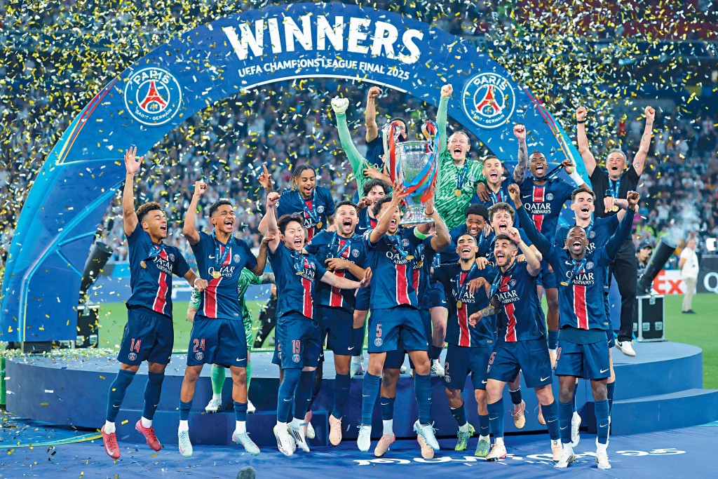 巴黎聖日耳門首奪歐聯冠軍。