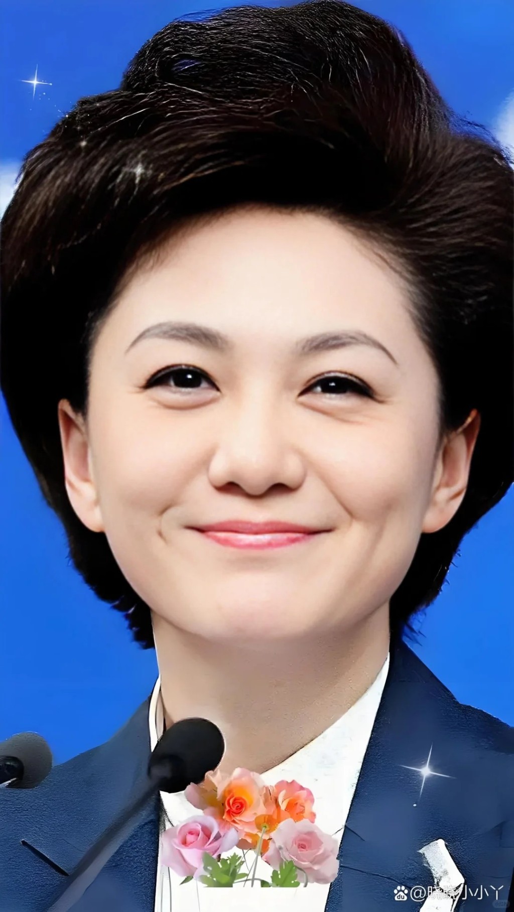 「新聞國臉」海霞是知名的新聞聯播主持人。