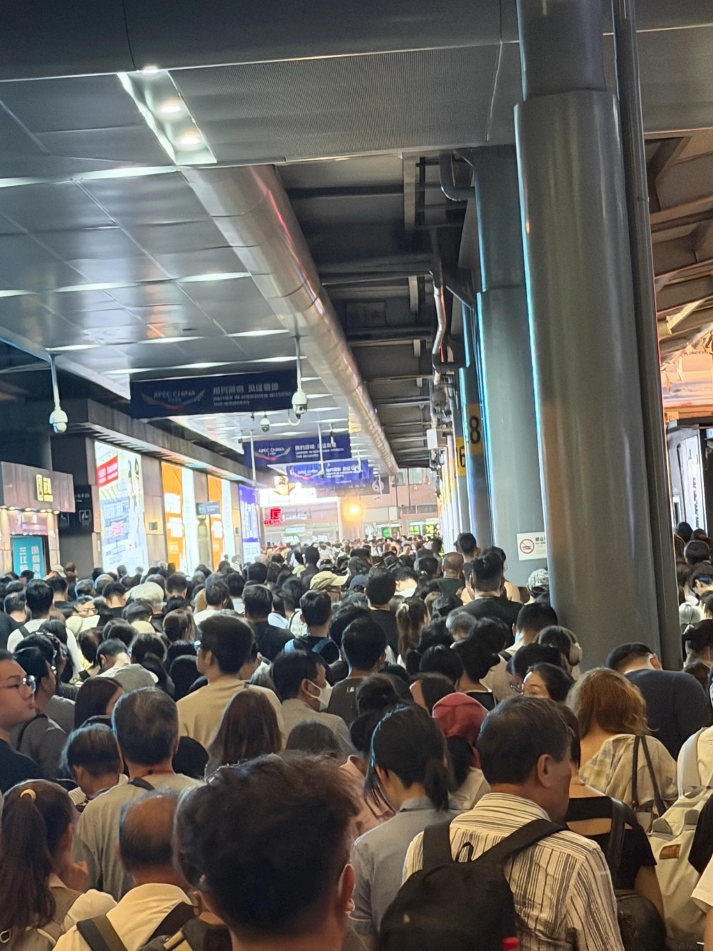 多個口岸被擠得水泄不通。網上圖片 多個口岸被擠得水泄不通。網上圖片