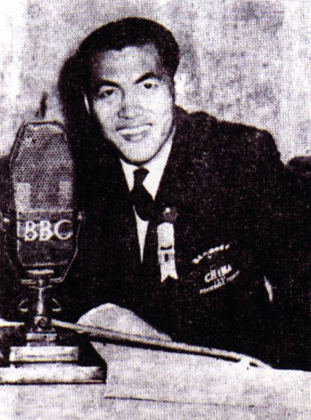 亞洲球王李惠堂。 亞洲球王李惠堂。