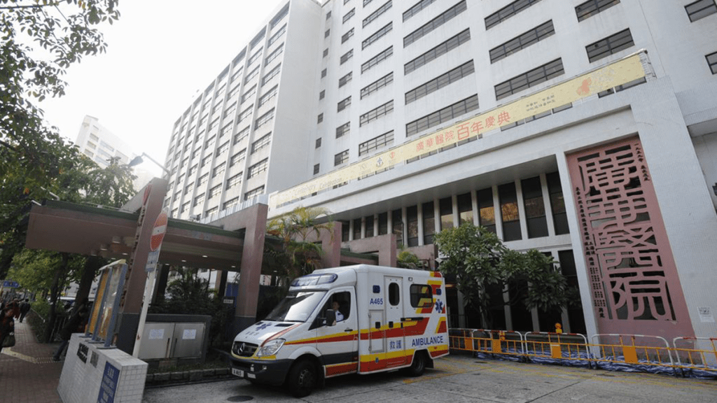 男子昏迷被送往廣華醫院治理,其後被證實死亡。資料圖片