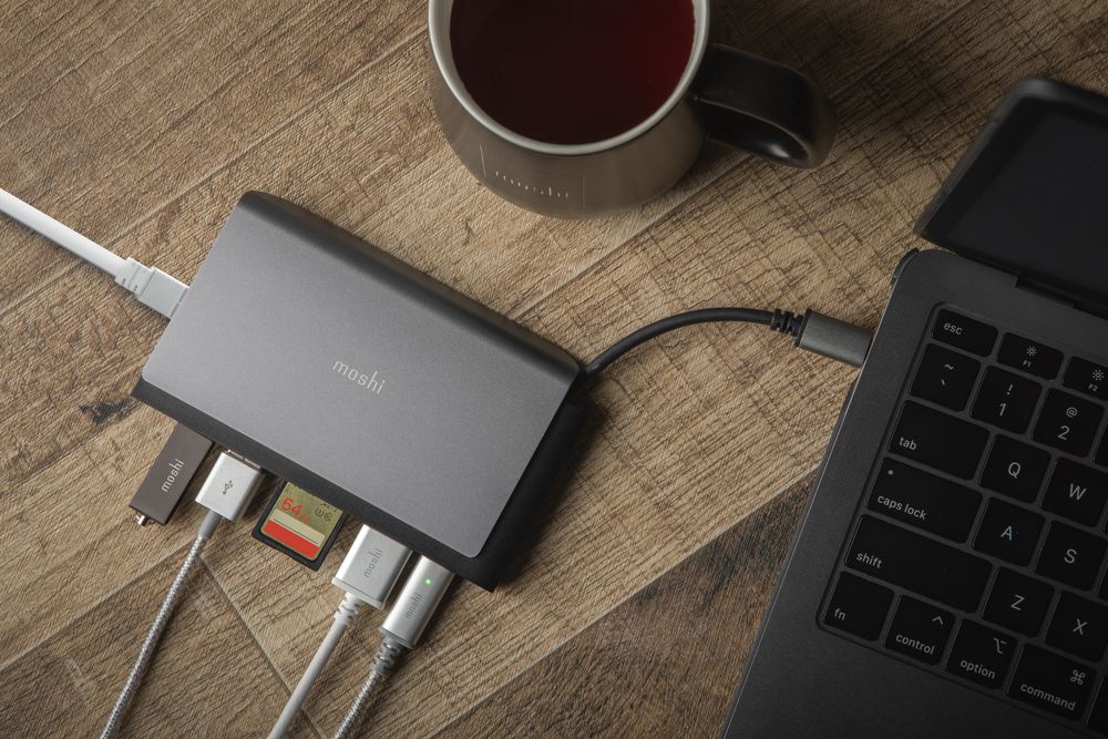 Moshi Symbus Mini USB-C Hub 七合一迷你多功能集線器，售$798