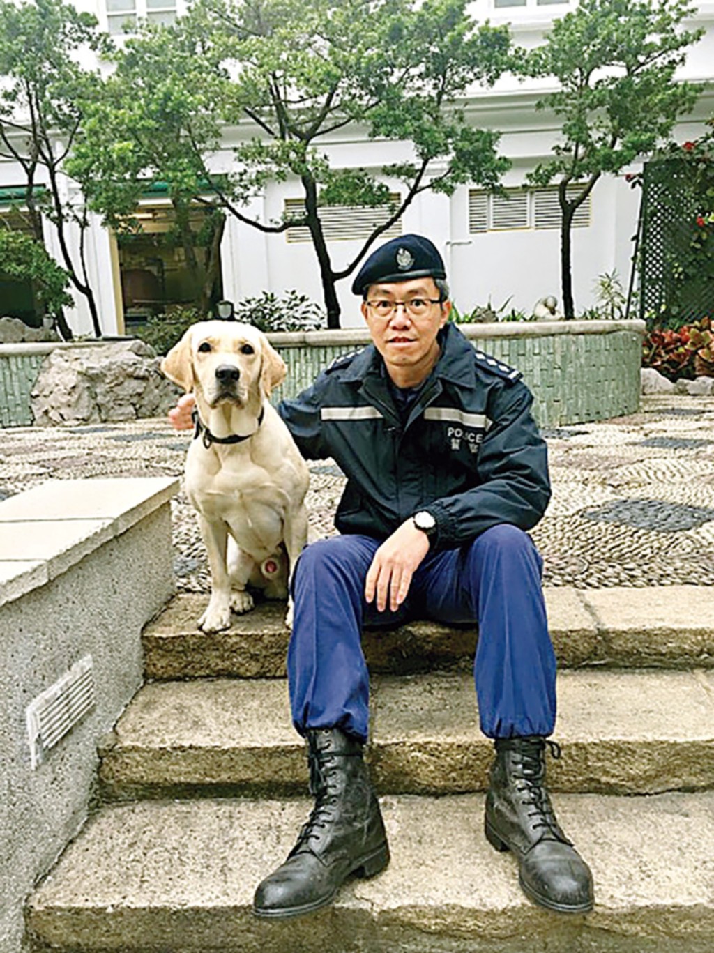 James曾駐守警犬隊。圖:警聲