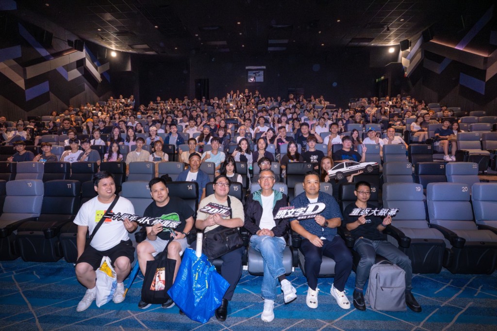 《頭文字D》以4K修復及杜比全景聲重返大銀幕，自9.17上映，連續一星期港產片票房冠軍，票房直逼200萬港元。