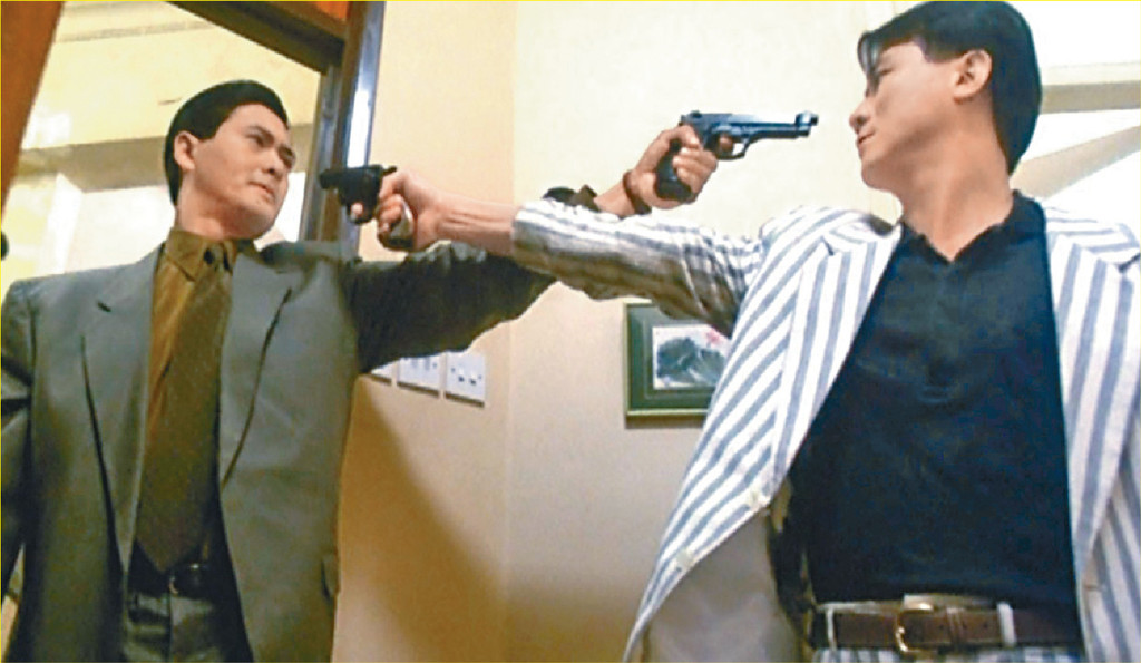 ■周潤發和李修賢主演的《喋血雙雄》是經典港產警匪片。
