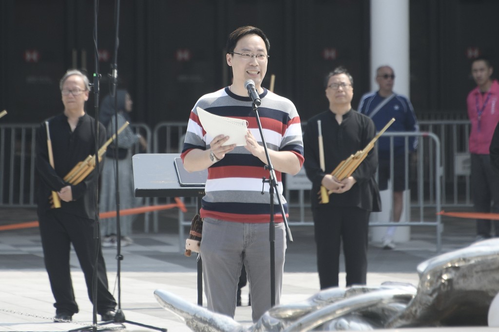 蔡健斌表示,在設計過程中曾與中國香港劍擊總會溝通,並參考了全球不同地方的經驗。資料圖片 蔡健斌表示,在設計過程中曾與中國香港劍擊總會溝通,並參考了全球不同地方的經驗。資料圖片