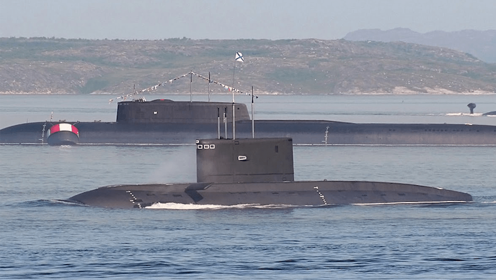 俄羅斯首艘能夠搭載核魚雷的「別爾哥羅德號」。