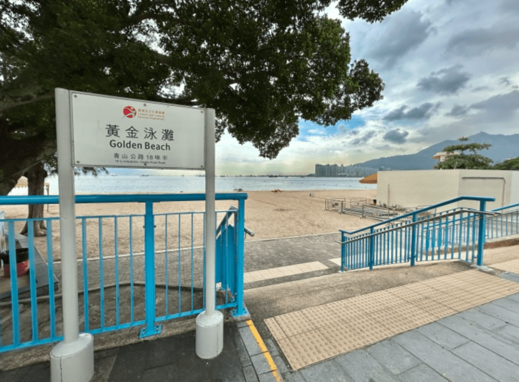 李男相約張女到黃金泳灘休憩處見面。資料圖片