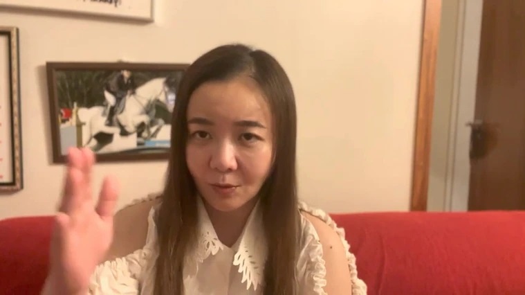 華原朋美前日拍片表示被丈夫騙婚。