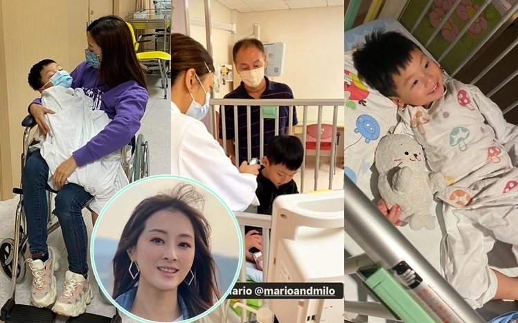 張名雅送囝囝入院時,她自言似足拍戲般嚇到喊。