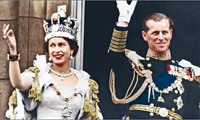 英女皇與丈夫菲臘親王。