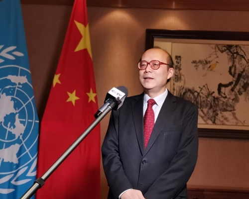 劉玉印在官網上作出回應反對台灣出席WHA。