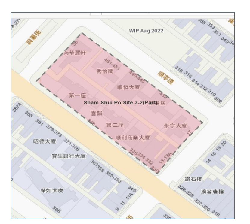 污水監測區域深水埗區。政府圖片