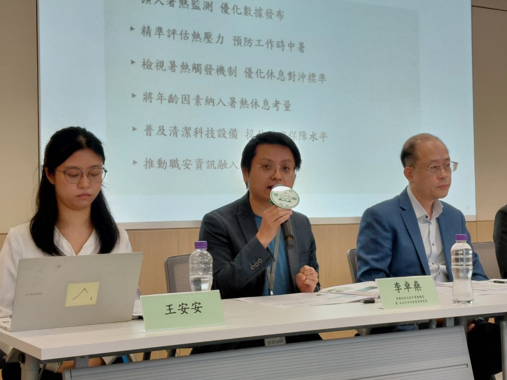 勞聯對外事務總監李卓燊。